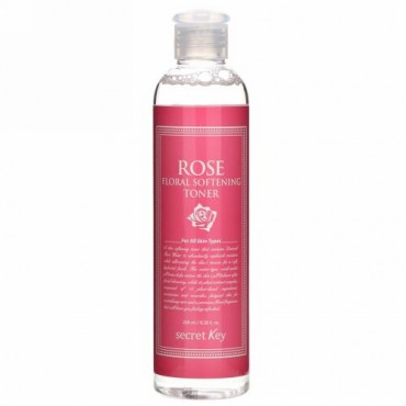 Secret Key, ローズフローラルソフトニングトナー、248 ml