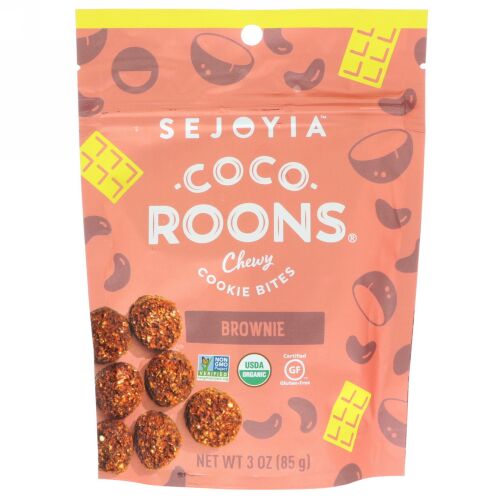Sejoyia, ココルーンズ、チュウイークッキーバイト、ブラウニー、3オンス（85g） (Discontinued Item)