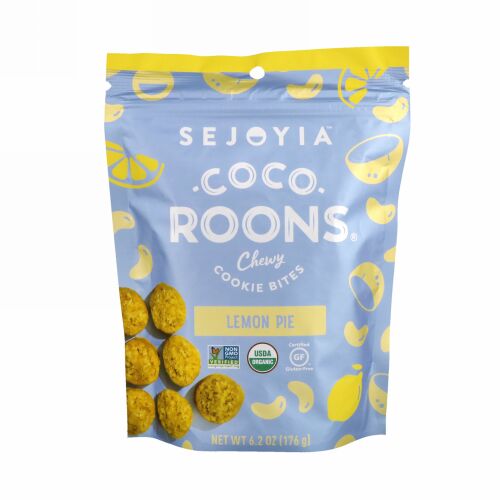 Sejoyia, ココルームズ、チュウイークッキーバイト、レモンパイ、6.2 oz (176 g) (Discontinued Item)