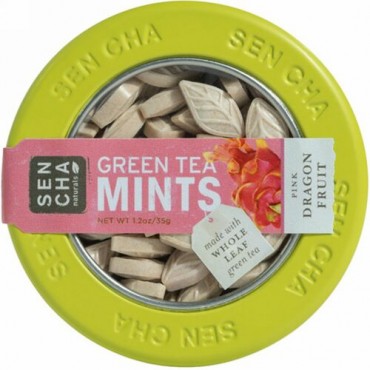 Sencha Naturals, 緑茶ミント、ピンクドラゴンフルーツ、1.2 oz (35 g)