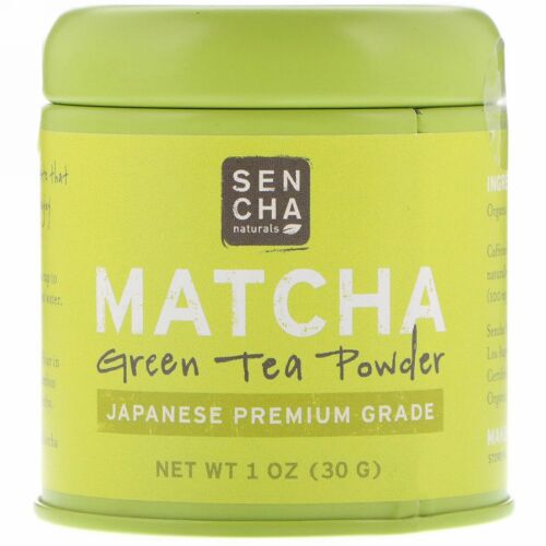 Sencha Naturals, 抹茶、緑茶パウダー、日本産プレミアムグレード、1 oz (30 g) (Discontinued Item)
