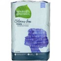 Seventh Generation, 塩素不使用のマキシパッド、羽なし、レギュラー／ふつうの日用、24個入り