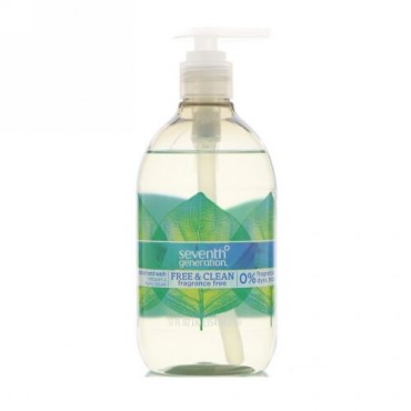 Seventh Generation, 天然ハンドウォッシュ, フリー & クリーン, 無芳香, 12 fl oz (354 ml) (Discontinued Item)