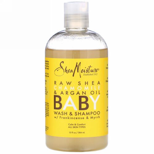 SheaMoisture, ベビーウォッシュ＆シャンプー、フランキンセンス＆ミルラ入り、384 ml（13 fl oz） (Discontinued Item)