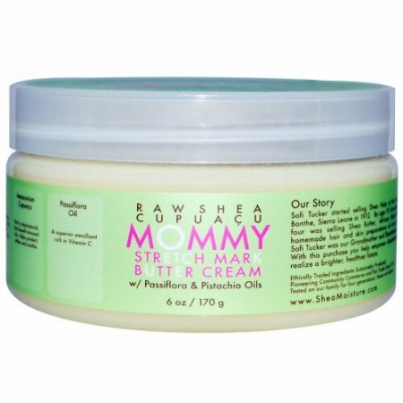 SheaMoisture, マミー、ストレッチマーク バター クリーム、6 oz (170 g) (Discontinued Item)