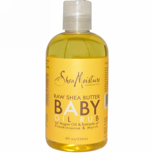 SheaMoisture, 無加工シアバター・ベビーオイルローション 8 オンス (236 ml)