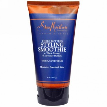 SheaMoisture, スリー バターズ スタイリング スムージー、6 oz (117 g) (Discontinued Item)