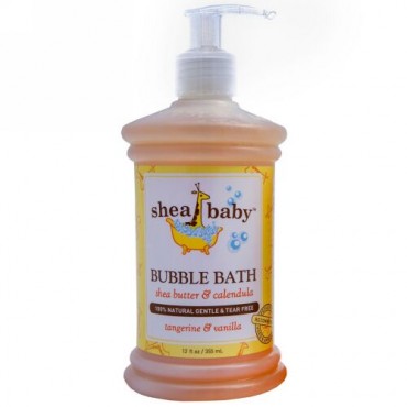 Shea Baby, バブルバス、 タンジェリン& バニラ、 12 fl oz (355 ml) (Discontinued Item)