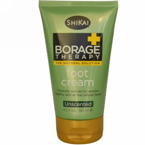 Shikai, ボラージセラピー、フットクリーム、無香、4.2 fl oz (125 ml) (Discontinued Item)