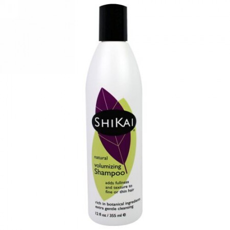 Shikai, ナチュラル ボリュームアップ シャンプー、12 fl oz (355 ml) (Discontinued Item)