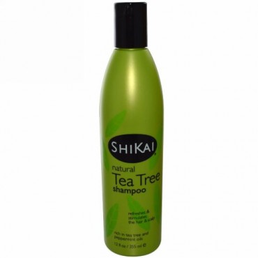 Shikai, ティー・ツリー・シャンプー、12 fl oz (355 ml) (Discontinued Item)