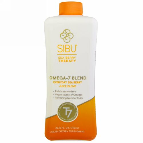 Sibu Beauty, オメガ7ブレンド, 毎日のシーベリージュース ブレンド, 25.35液量オンス（750 ml）