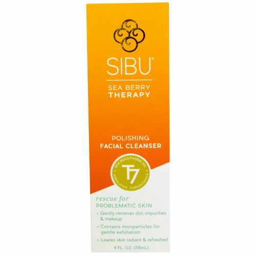 Sibu Beauty, シーバックソーン バランシング・フェイシャルクレンザー, 4 液量オンス (118 ml)