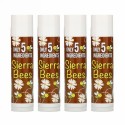 Sierra Bees, オーガニックリップバーム、ココナッツ、4個パック、各4.25 g（.15 oz）