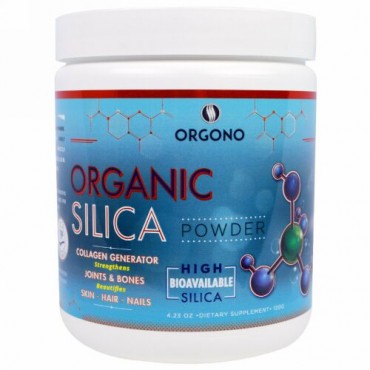 Silicium Laboratories, オルガノ、オーガニック・シリカパウダー、4.23オンス（120g） (Discontinued Item)