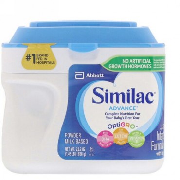 Similac, Advance, Infant Formula with Iron, 0-12 Months, 1.45 lb (658 g) (Discontinued Item)