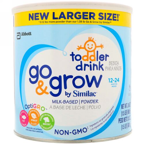 Similac, 幼児ドリンク、ゴー & グロー、生後12-24ヶ月、24オンス (680 g) (Discontinued Item)