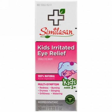 Similasan, 子供の目の炎症を緩和, 無菌点眼液, 2歳以上, 0.33 fl oz (10 ml) (Discontinued Item)