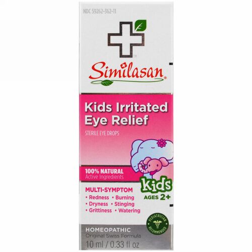 Similasan, 子供の目の炎症を緩和, 無菌点眼液, 2歳以上, 0.33 fl oz (10 ml) (Discontinued Item)