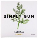 Simply Gum, ガム、天然フェネルリコリス、15個 (Discontinued Item)