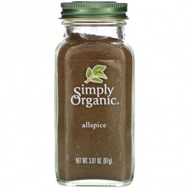Simply Organic, オールスパイス 、 3.07オンス (87 g) (Discontinued Item)