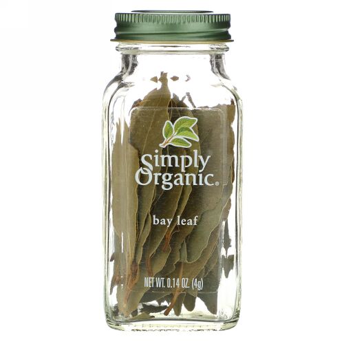 Simply Organic, ベイリーフ、0.14 oz (4 g)