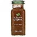 Simply Organic, チリパウダー, 2.89オンス (82 g)