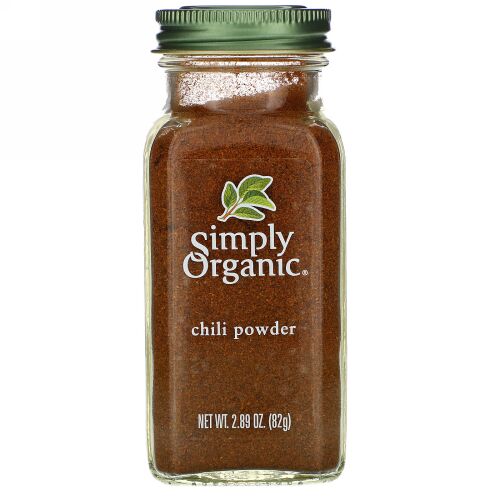 Simply Organic, チリパウダー, 2.89オンス (82 g)