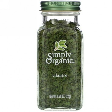 Simply Organic, シラントロ(コリアンダー)、0.78 oz (22 g)