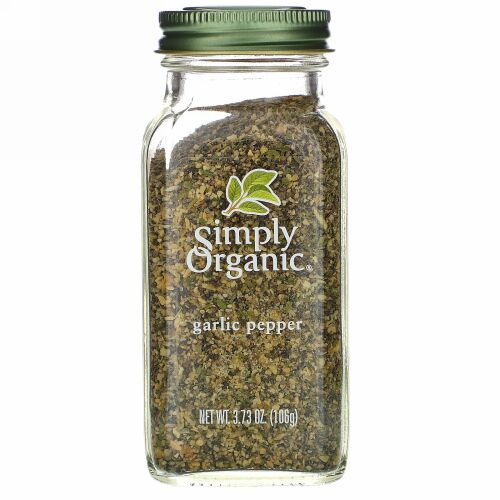 Simply Organic, ガーリックペッパー、 3.73 oz (106 g)