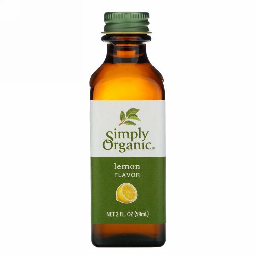 Simply Organic, レモン・フレーバー、2液量オンス (59 ml)
