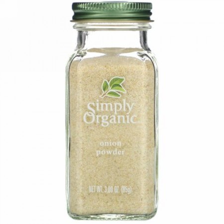 Simply Organic, オニオンパウダー　3.0 oz (85 g)