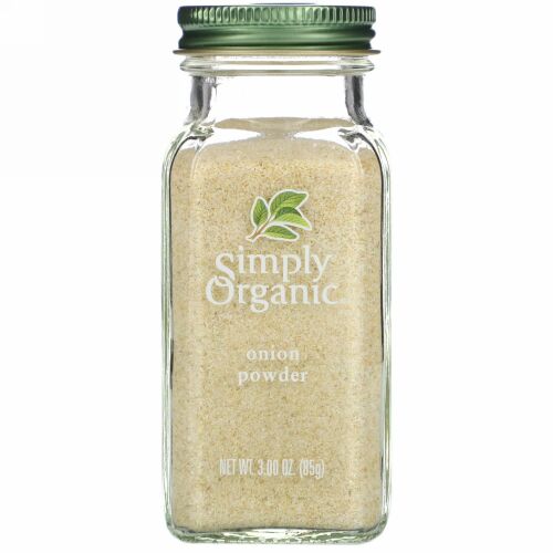 Simply Organic, オニオンパウダー　3.0 oz (85 g)