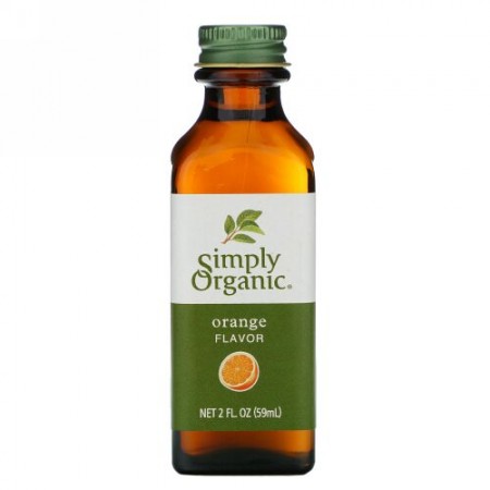 Simply Organic, オレンジ フレーバー、 2 fl oz (59 ml)
