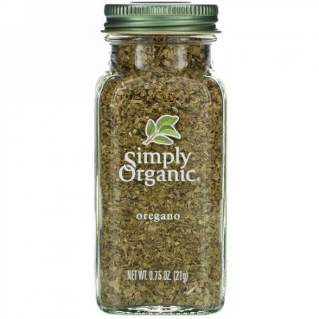Simply Organic, オレガノ、0.75オンス(21 g)