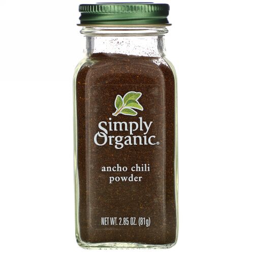Simply Organic, オーガニック、アンチョチリパウダー、2.85 oz (81 g)