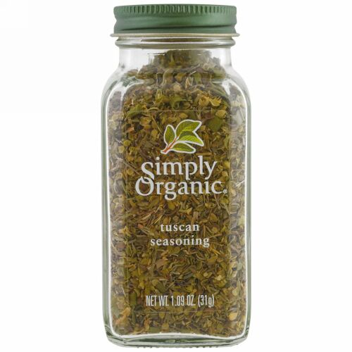 Simply Organic, オーガニック、トスカナシーズニング、1.09オンス (31 g) (Discontinued Item)