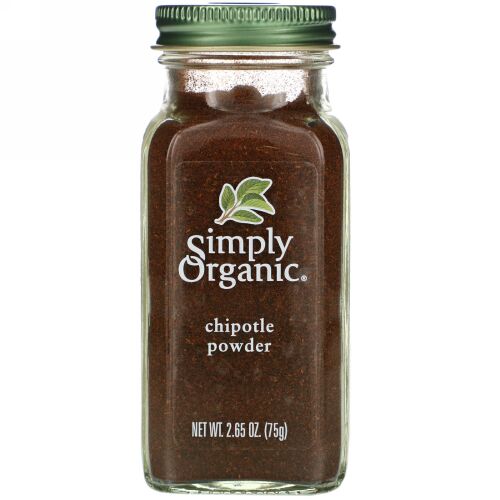 Simply Organic, オーガニックチポトレパウダー、 2.65 oz (75 g)