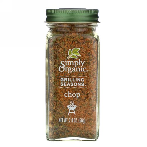Simply Organic, オーガニックグリルシーズンズ、 チョップ、 2.0 oz (56 g)