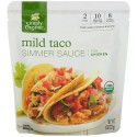 Simply Organic, Organic Simmer Sauce、マイルドタコス、チキン、8 oz (227 g)