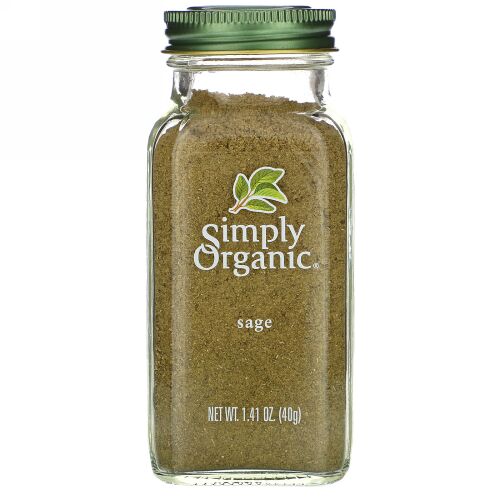Simply Organic, セージ, 1.41 オンス (40 g)