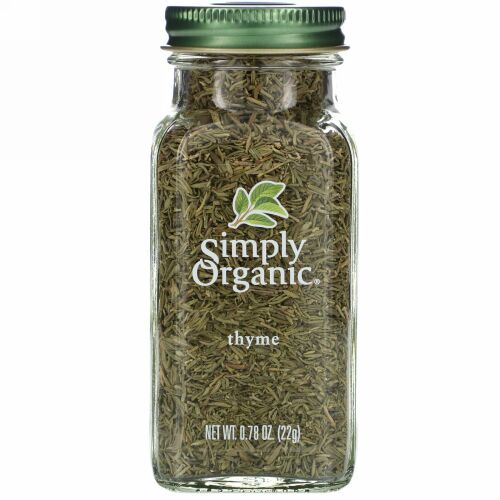 Simply Organic, タイム、0.78 oz (22 g)