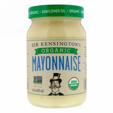Sir Kensington's, オーガニック、マヨネーズ、16 fl oz (473 ml)