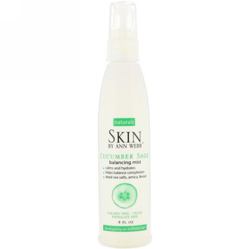 Skin By Ann Webb, Balancing Mist, Cucumber Sage, 4 fl oz (Discontinued Item)