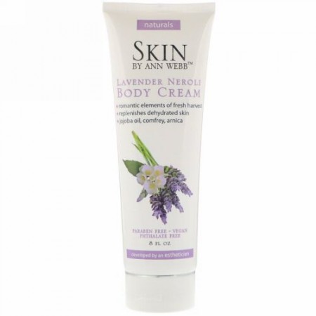Skin By Ann Webb, ボディクリーム、ラベンダーネロリ、8 fl oz (Discontinued Item)