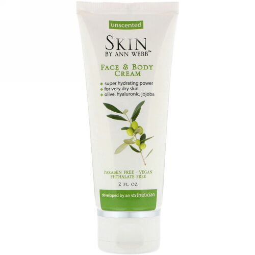 Skin By Ann Webb, フェイス＆ボディクリーム、2 fl oz