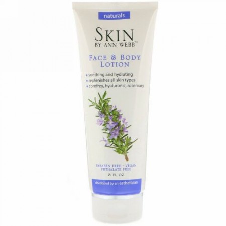 Skin By Ann Webb, フェイス & ボディーローション、8液量オンス