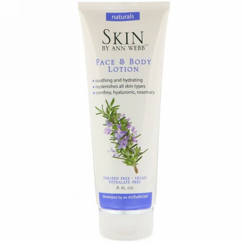 Skin By Ann Webb, フェイス & ボディーローション、8液量オンス
