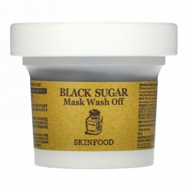 Skinfood, ブラックシュガーマスクウォッシュオフ、3.52オンス (100 g)
