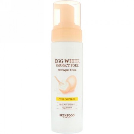 Skinfood, Egg White Perfect Pore Meringue Foam, 200 ml
